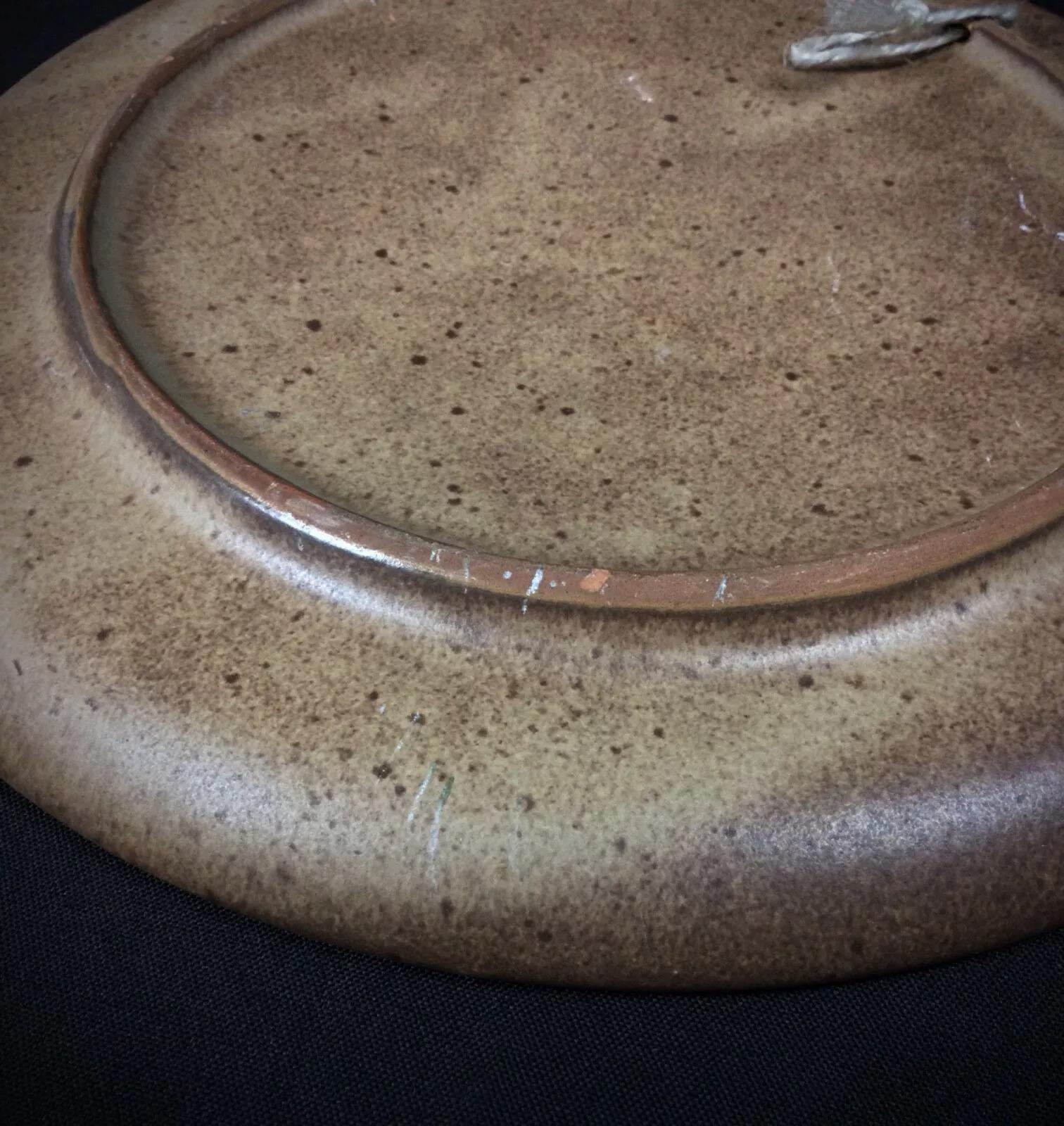 Vintage Vallauris Ceramic Plate with 