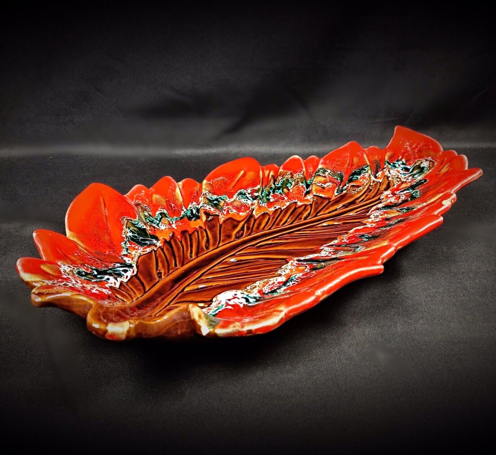 Vintage Vallauris Large Dish – 50 cm Pocket Tray with Signature - 2Y197 For Sale 4