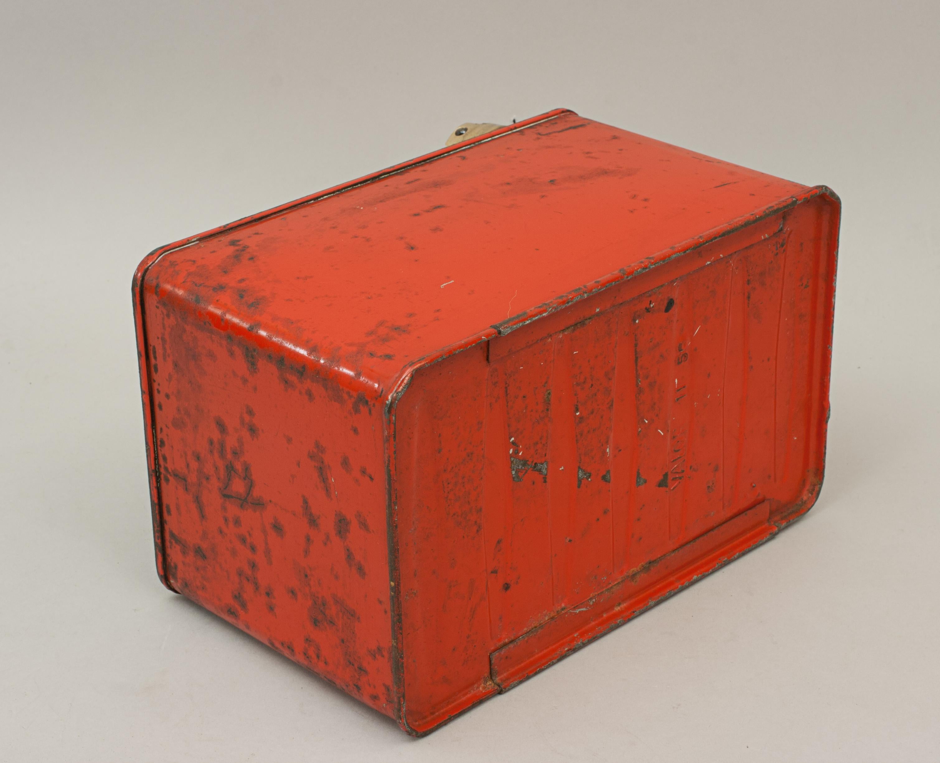 Mid-20th Century Vintage Valor Tin Petrol Can, Canister