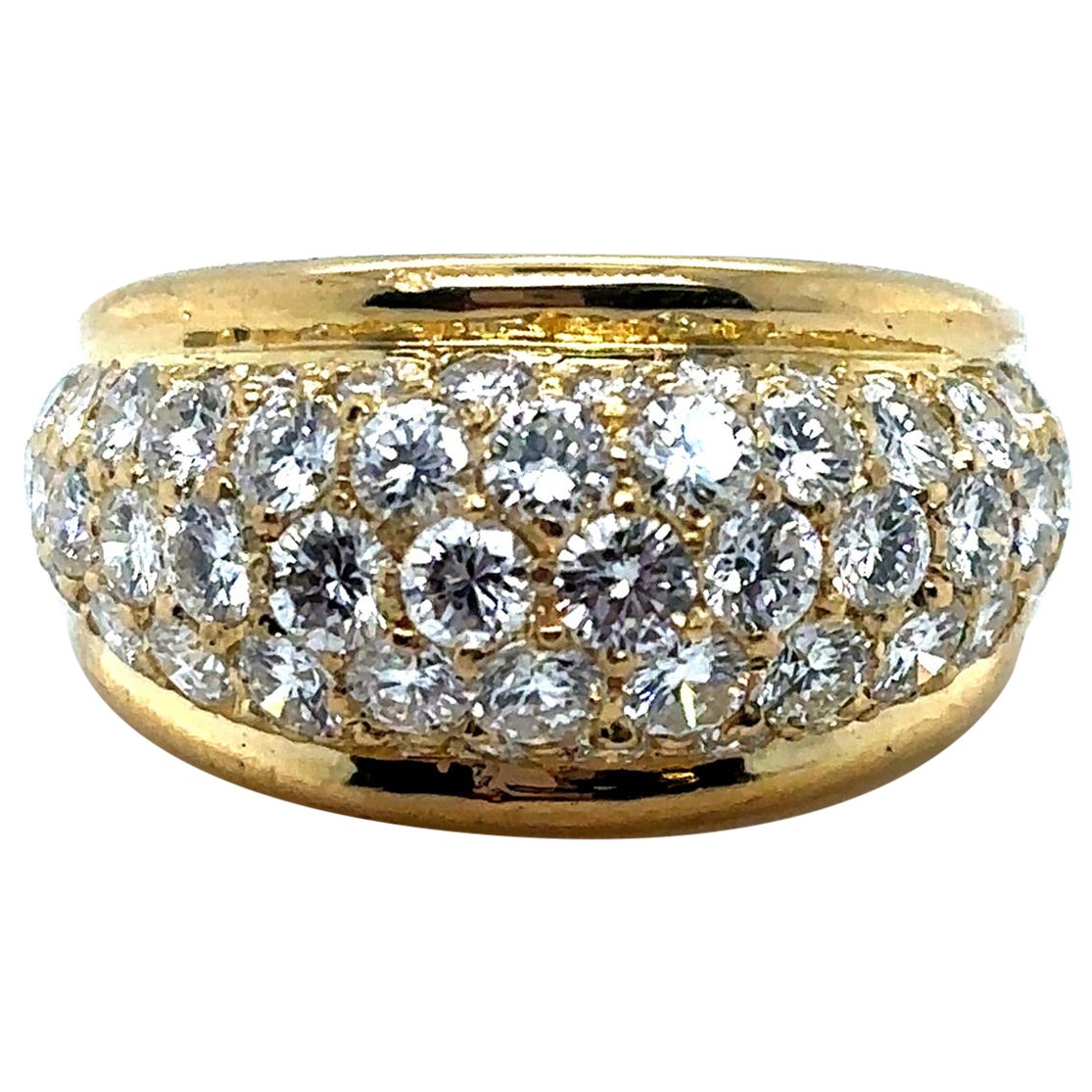 Vintage Van Cleef
Arpels Bague en or jaune 18 carats avec diamants