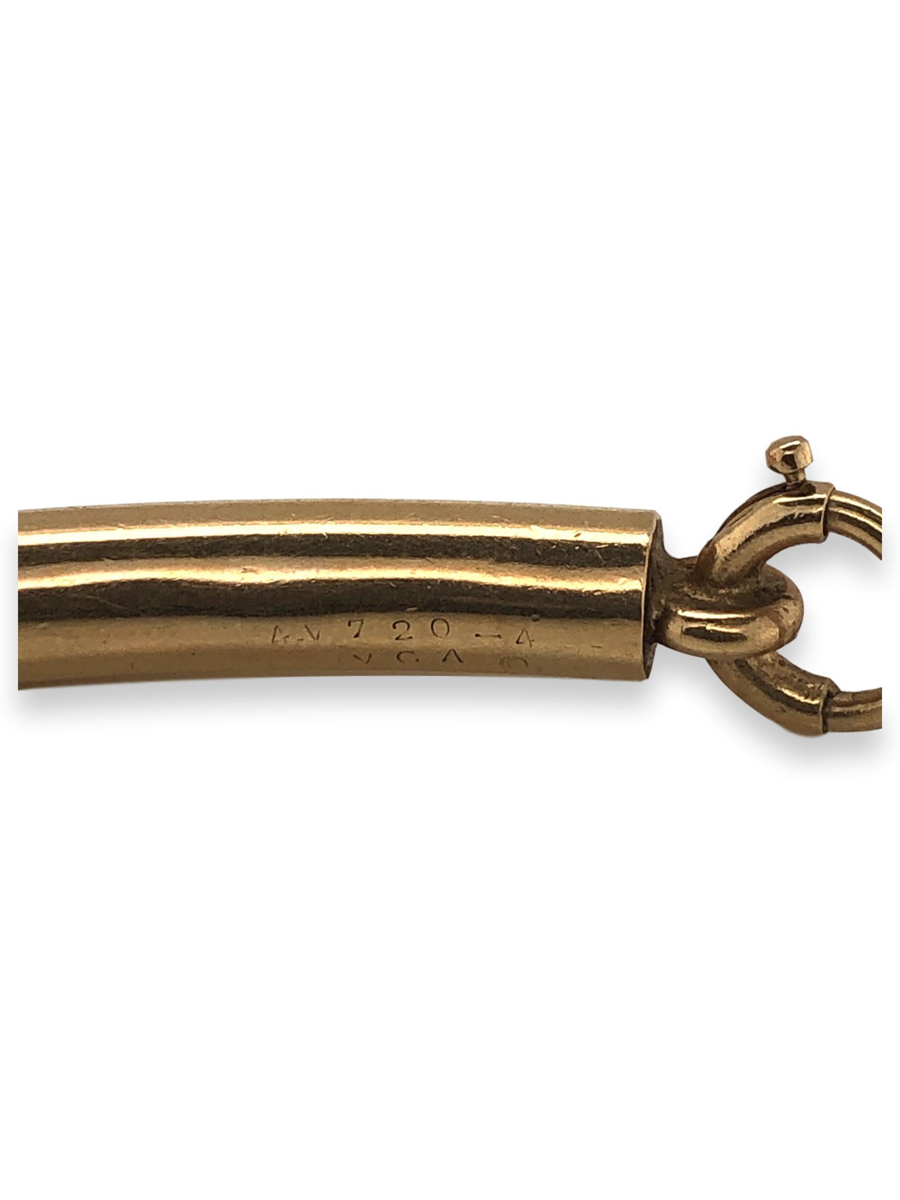 Vintage Van Cleef & Arpels Gold Choker Necklace 2