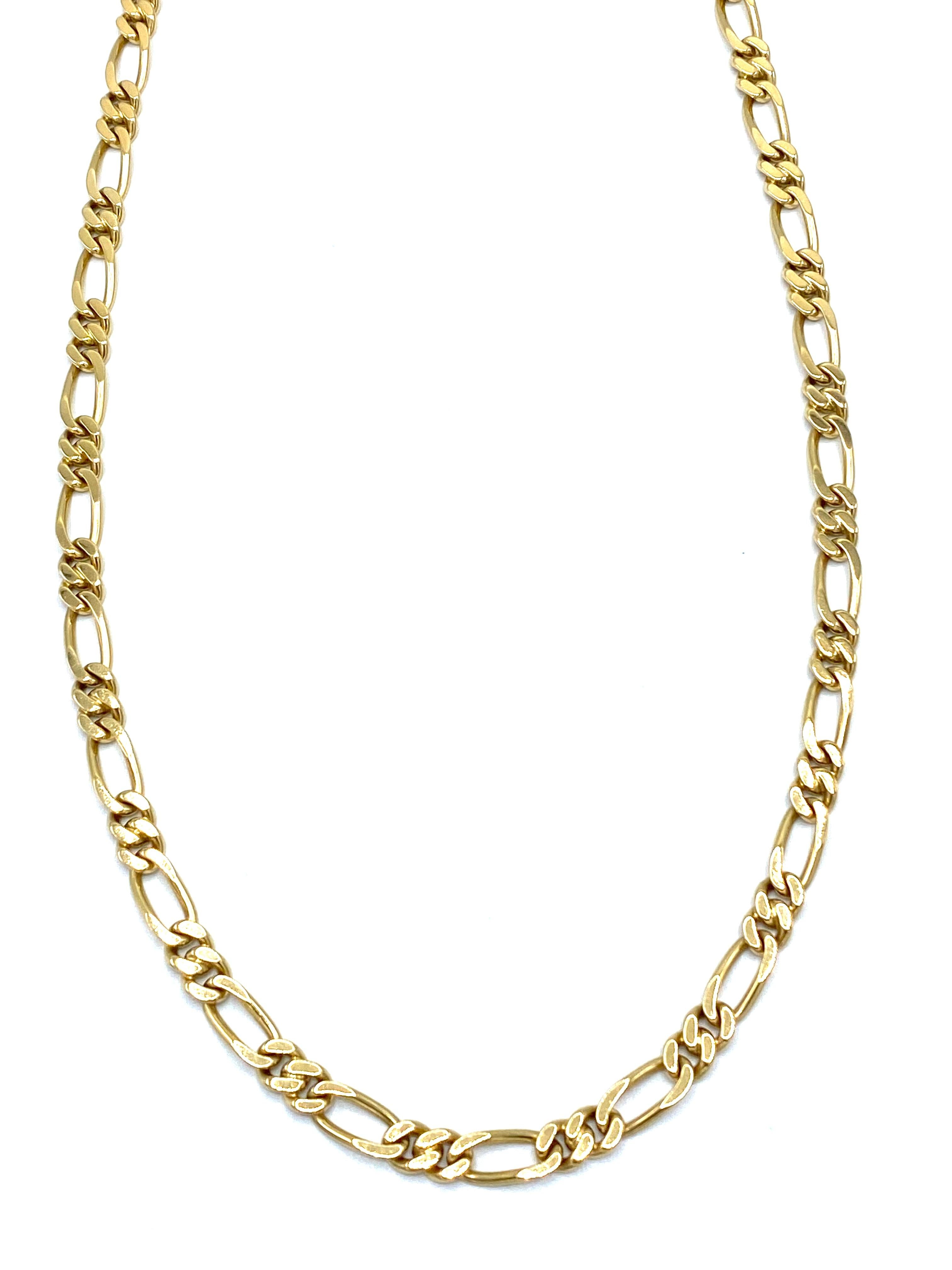 Vintage Van Cleef and Arpels Yellow Gold Link Chain Necklace In Excellent Condition In Beverly Hills, CA