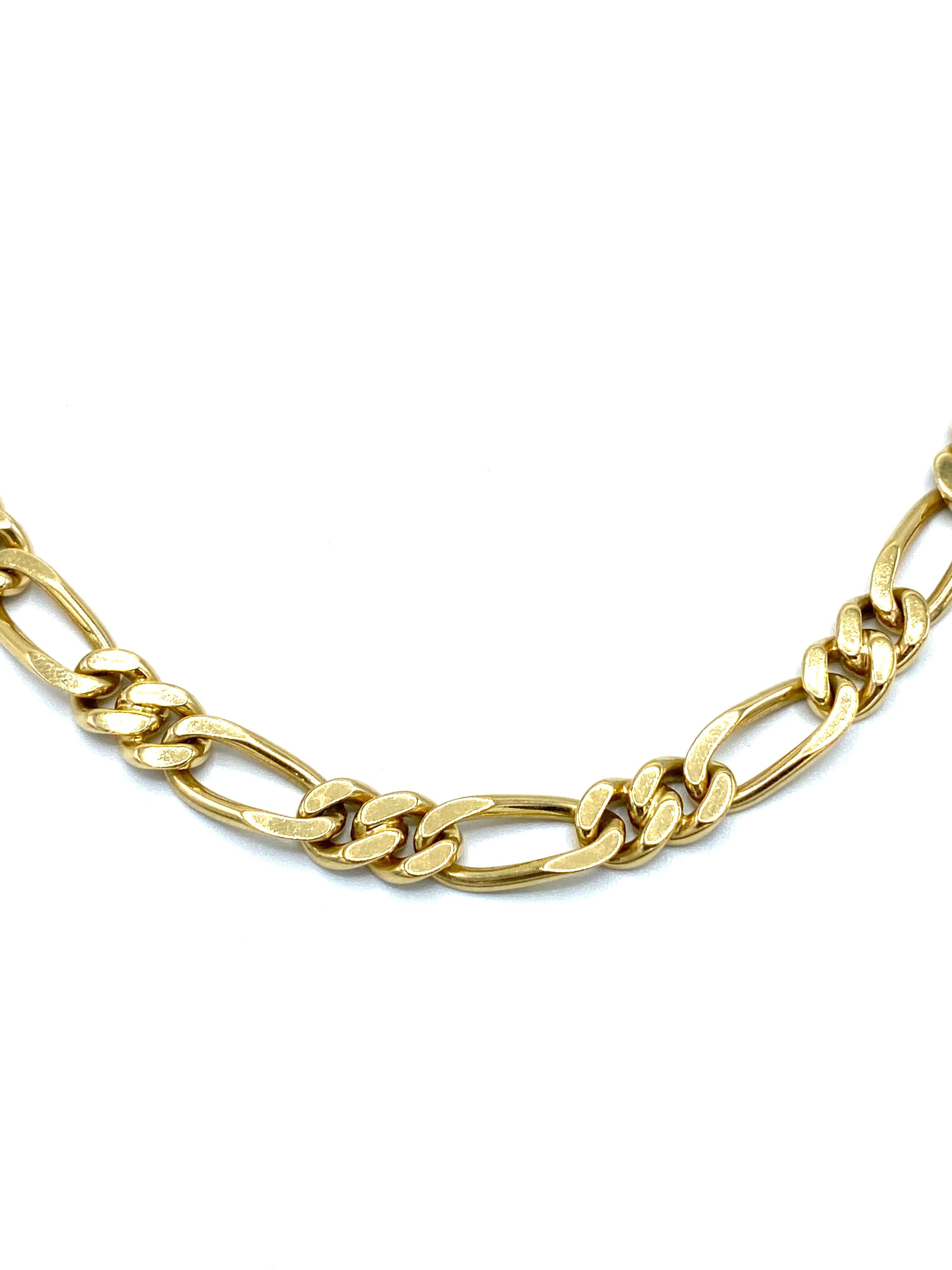 Women's or Men's Vintage Van Cleef and Arpels Yellow Gold Link Chain Necklace