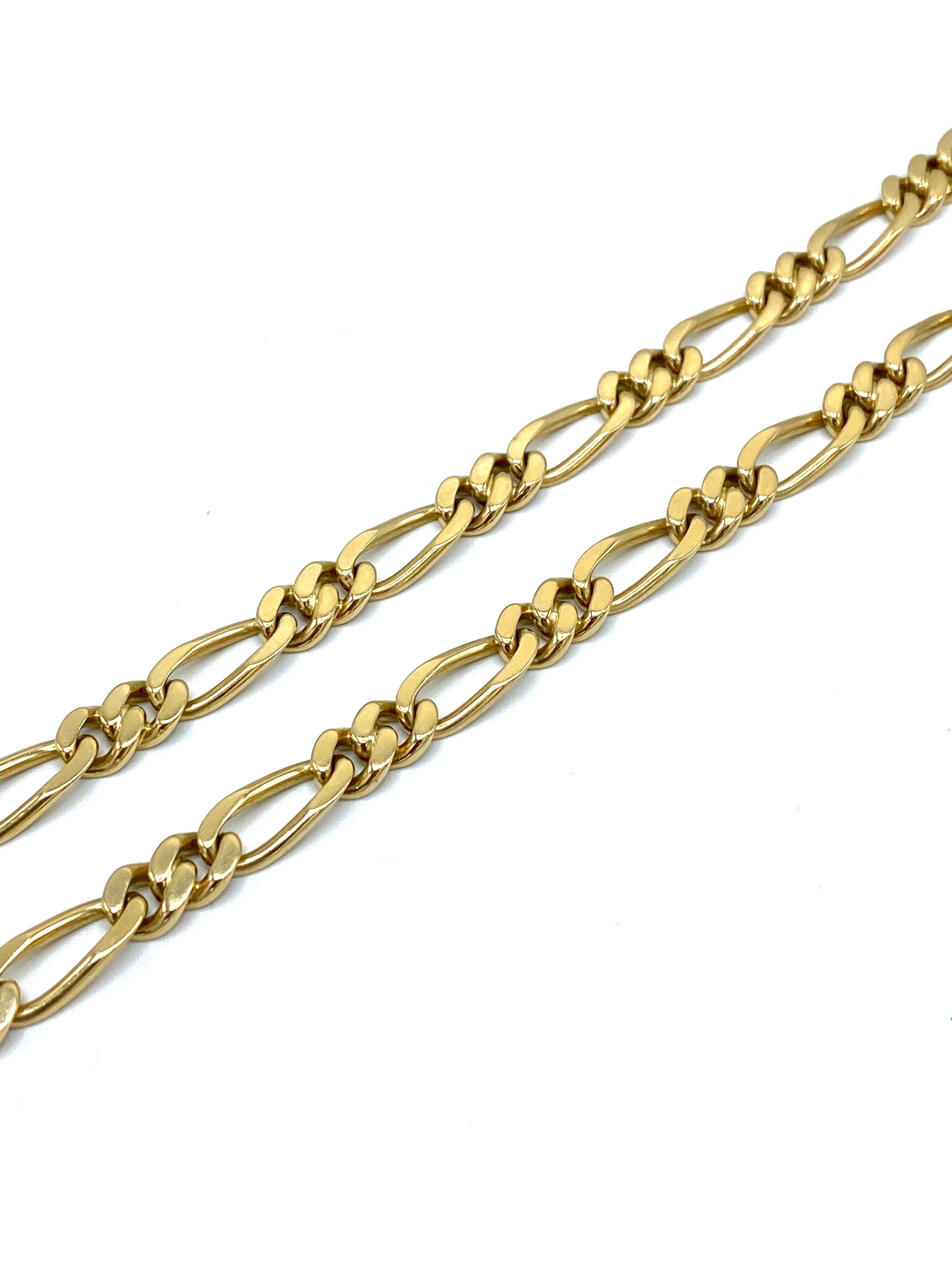 Vintage Van Cleef and Arpels Yellow Gold Link Chain Necklace 1
