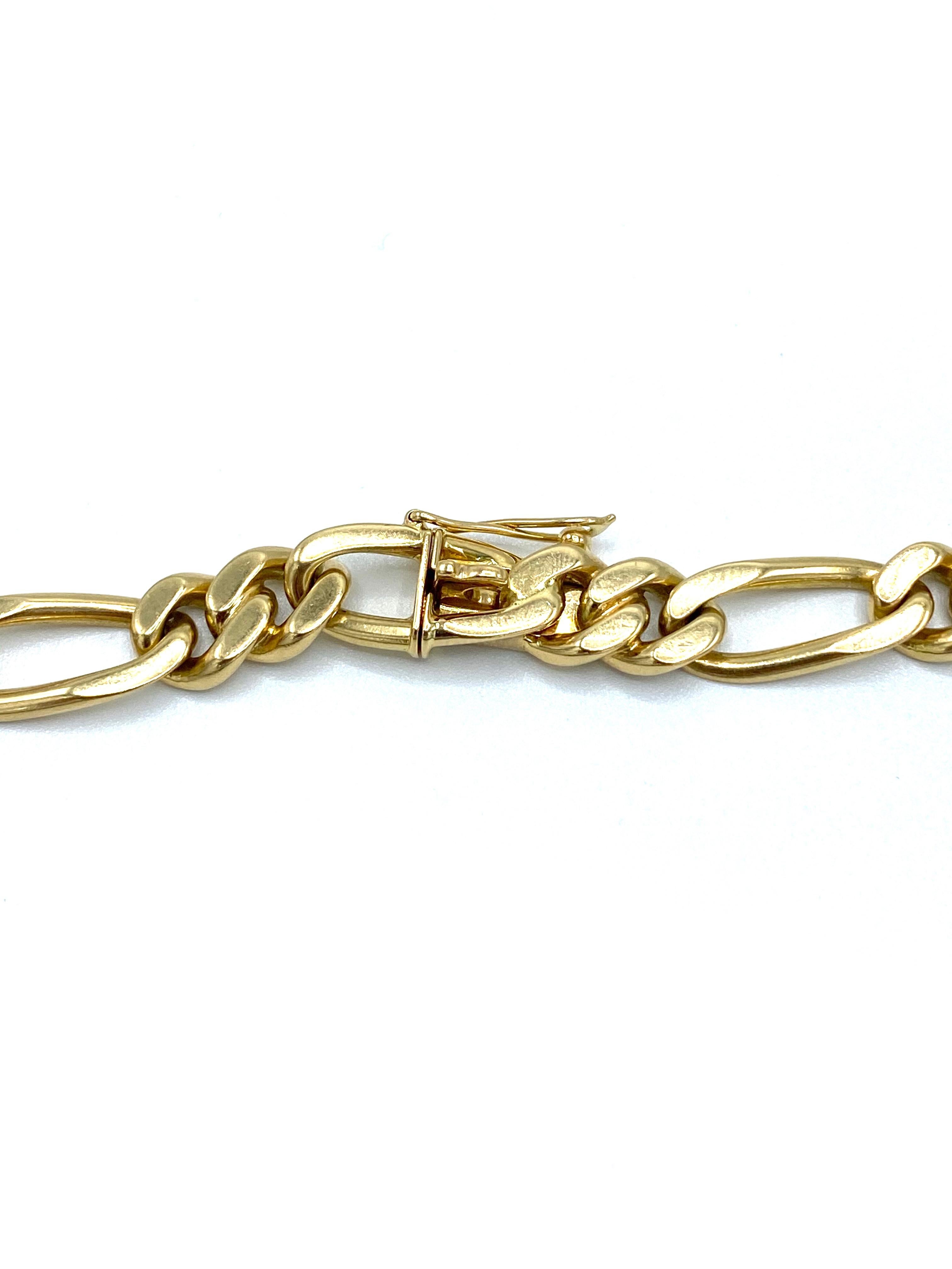 Vintage Van Cleef and Arpels Yellow Gold Link Chain Necklace 3