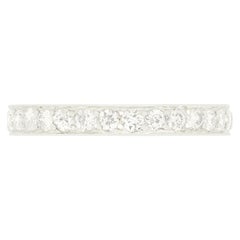 Vintage Van Cleef & Arpels 1.00ct Diamond Full Eternity Ring, c.1940s