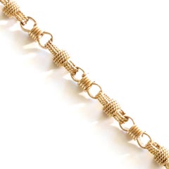 Vintage Van Cleef & Arpels 14 Karat Gelbgold-Armband