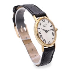 Vintage Van Cleef & Arpels 14k Yellow Gold Manual Wind Watch
