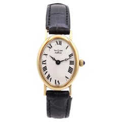Vintage Van Cleef & Arpels 14k Yellow Gold Manual Wind Watch