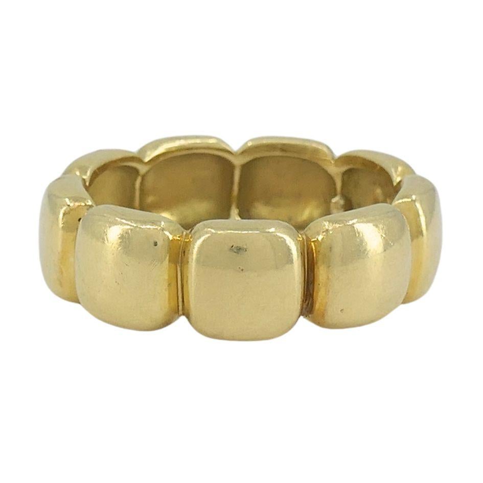 Vintage Van Cleef & Arpels 18k Gold Band Ring im Zustand „Gut“ im Angebot in Beverly Hills, CA