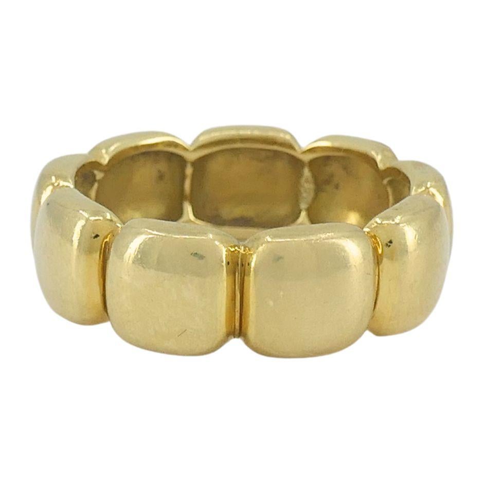 Vintage Van Cleef & Arpels 18k Gold Band Ring im Angebot 1