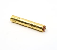 Vintage Van Cleef & Arpels Or 18k Rubis et Diamant Flacon de parfum