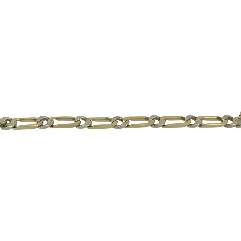 Vintage Van Cleef & Arpels 18k Two-tone Gold Diamond Link Bracelet 5