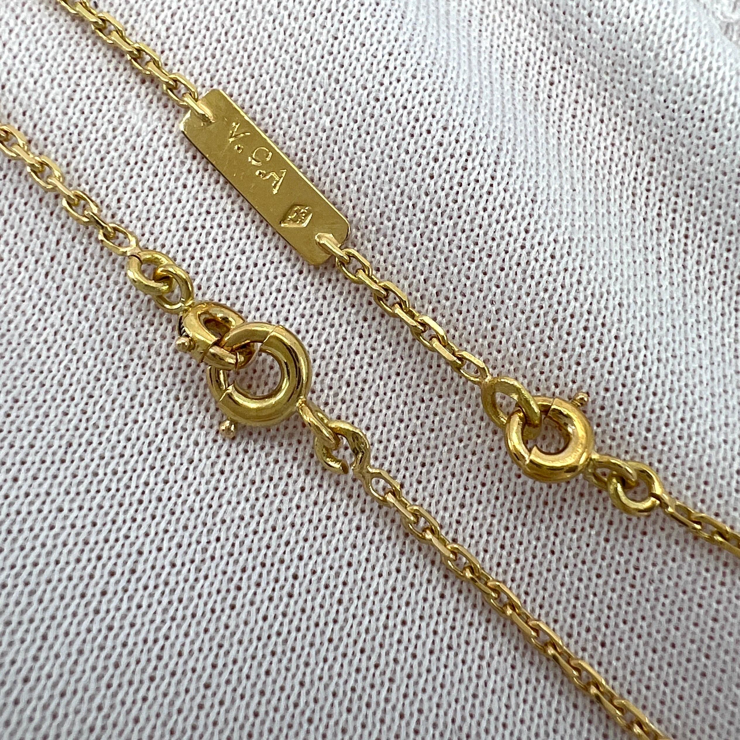 Van Cleef & Arpels 18 Karat Gelbgold Kabel-Halskette und Armbandkette für Damen oder Herren