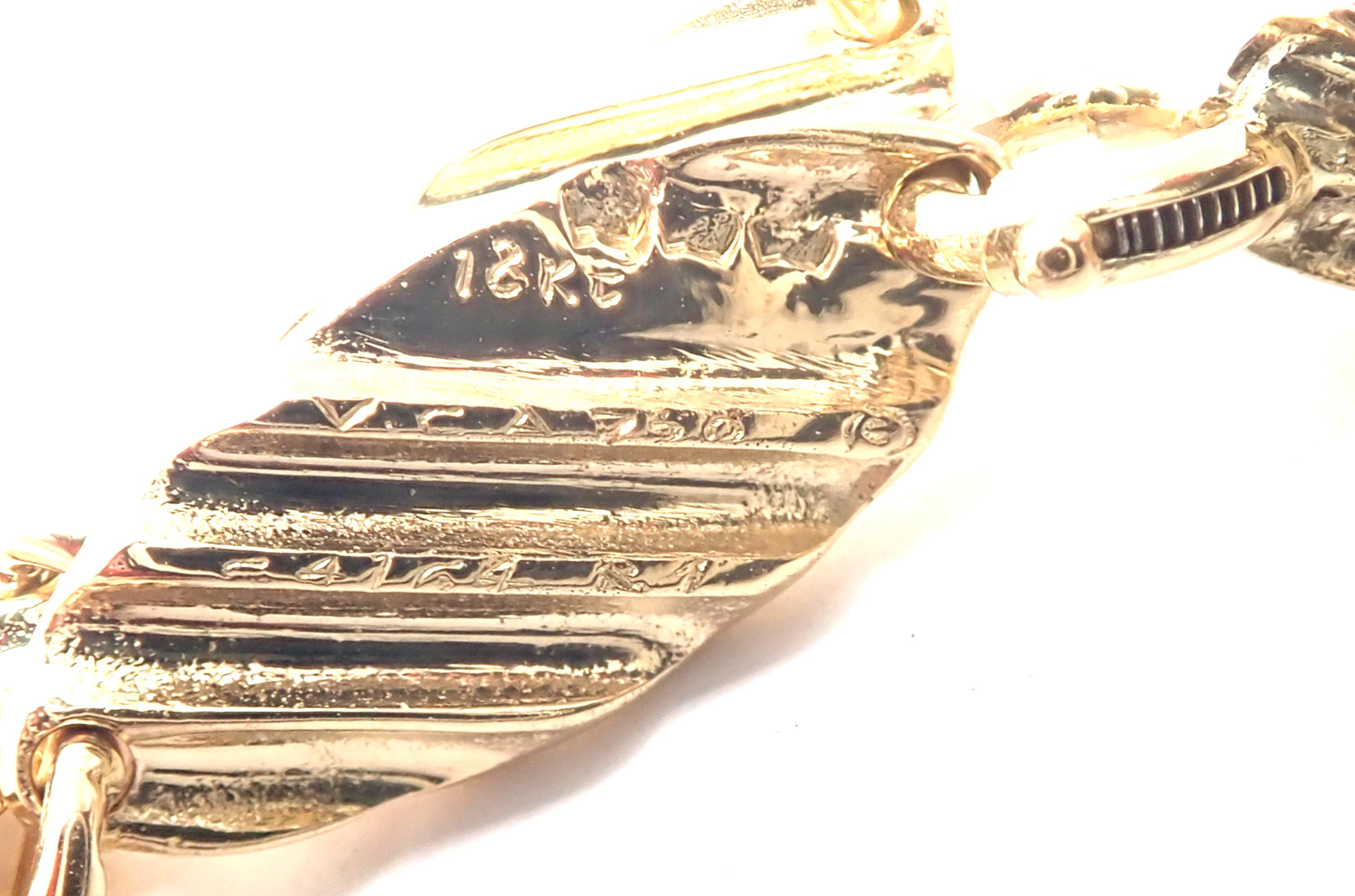 Vintage Van Cleef & Arpels Long Yellow Gold Link Necklace 2
