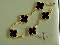Vintage Van Cleef & Arpels Alhambra Bracelet, 5 Motifs