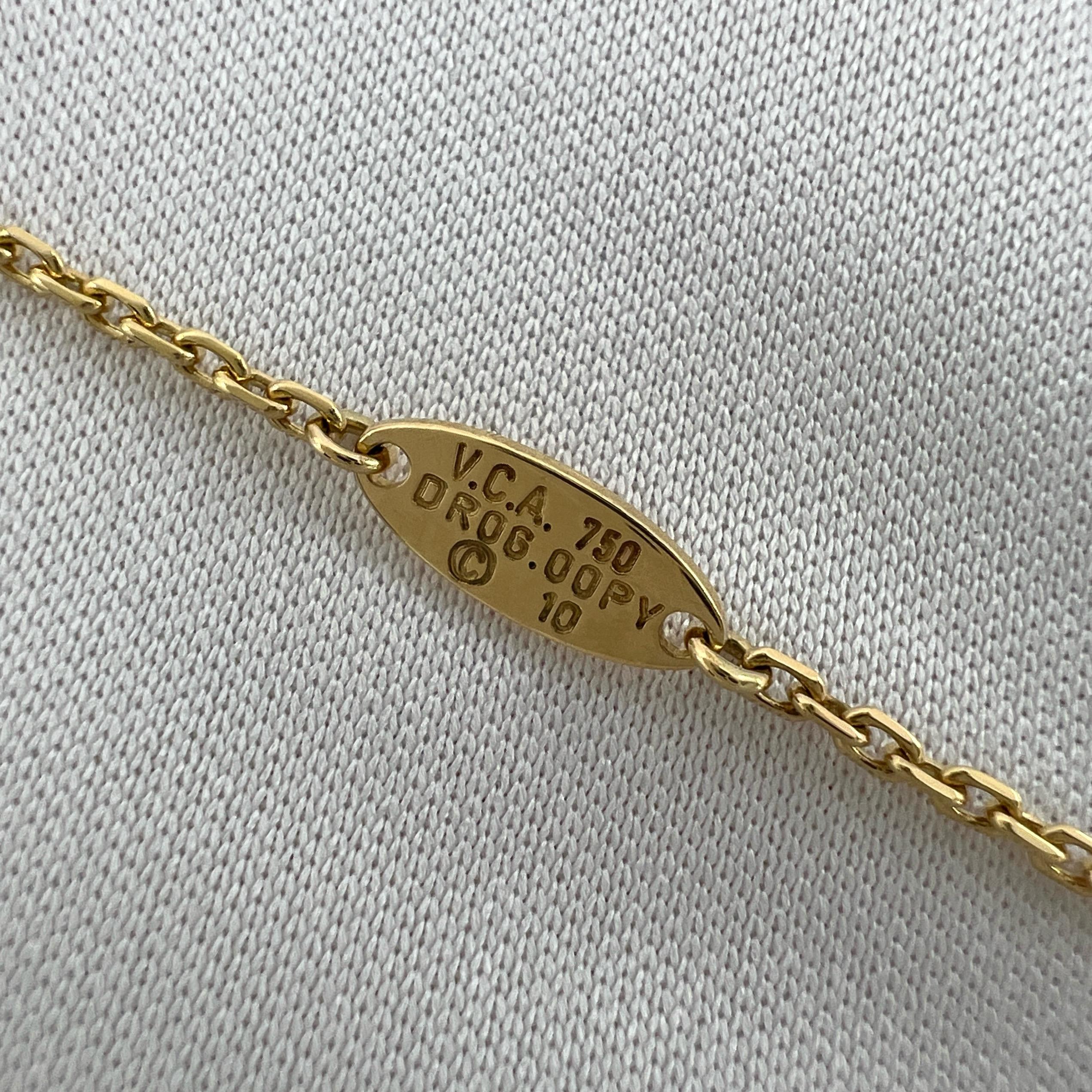 Vintage Van Cleef & Arpels Bow Ribbon 18k Yellow & Rose Gold Pendant Necklace For Sale 4