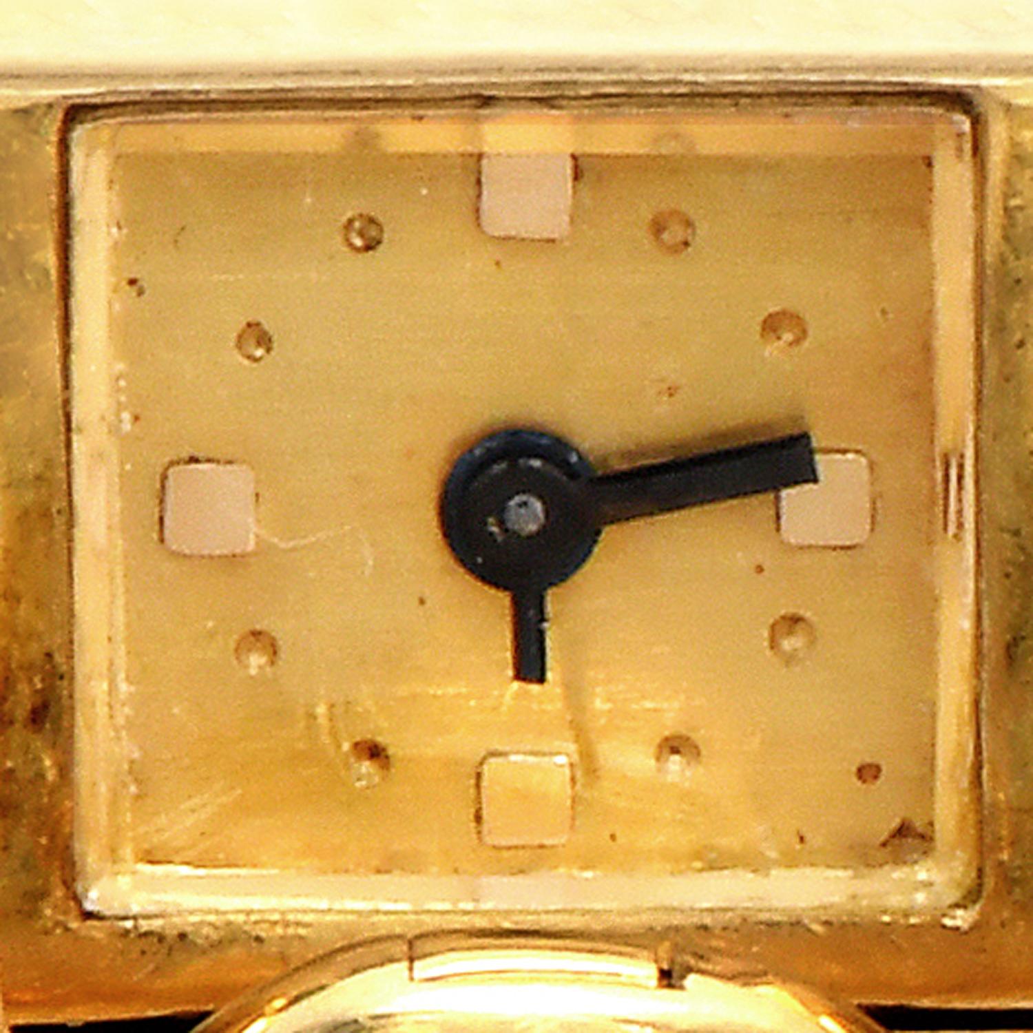 Retro Vintage Van Cleef & Arpels Cadenas 18k Yellow Gold Watch