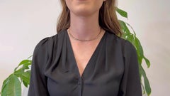 Vintage Van Cleef & Arpels Diamond 18k Two Toned Link Necklace