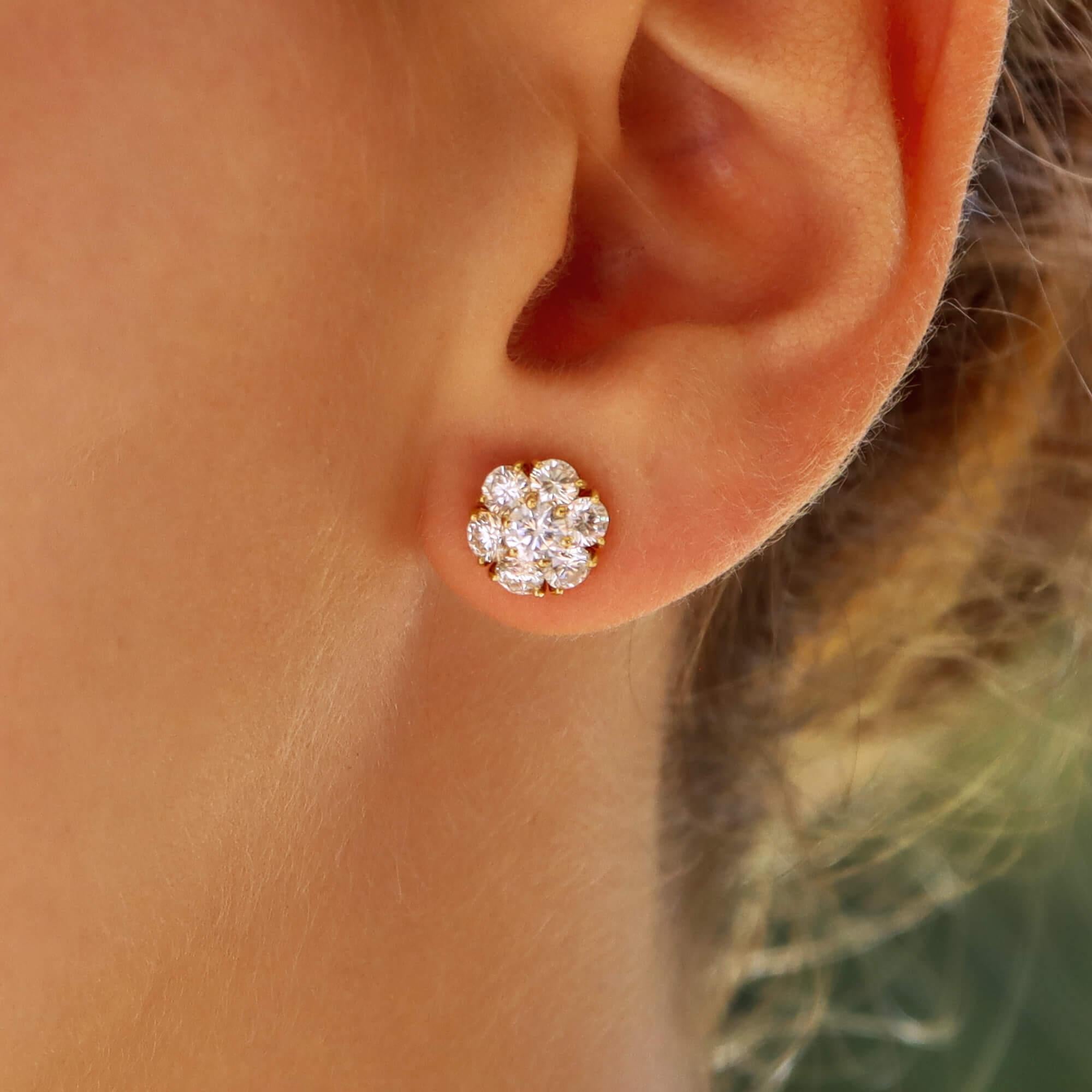 van cleef fleurette earrings