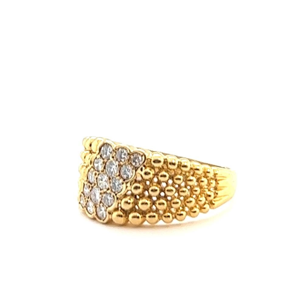 Van Cleef & Arpels Französischer 0,57 Karat Diamant-Ring aus 18 Karat Gelbgold für Damen oder Herren
