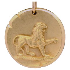 Van Cleef & Arpels Pendentif vintage Leo Zodiac de G. Lenfant