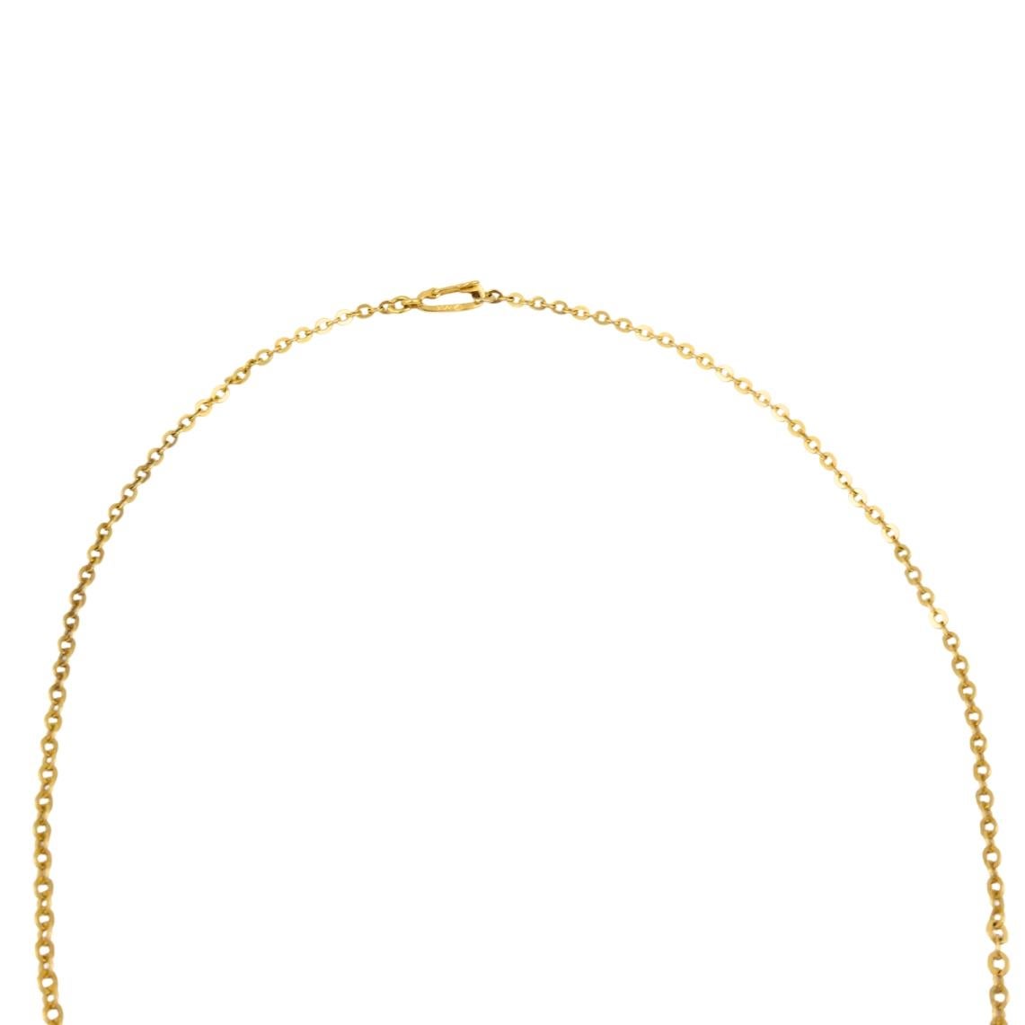 Donna Vintage Van Cleef & Arpels Collana con diamanti Pirouette in oro 18k in vendita