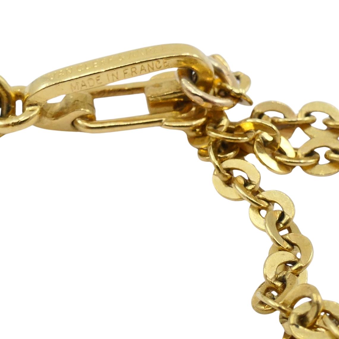 Vintage Van Cleef & Arpels Collana con diamanti Pirouette in oro 18k in vendita 3