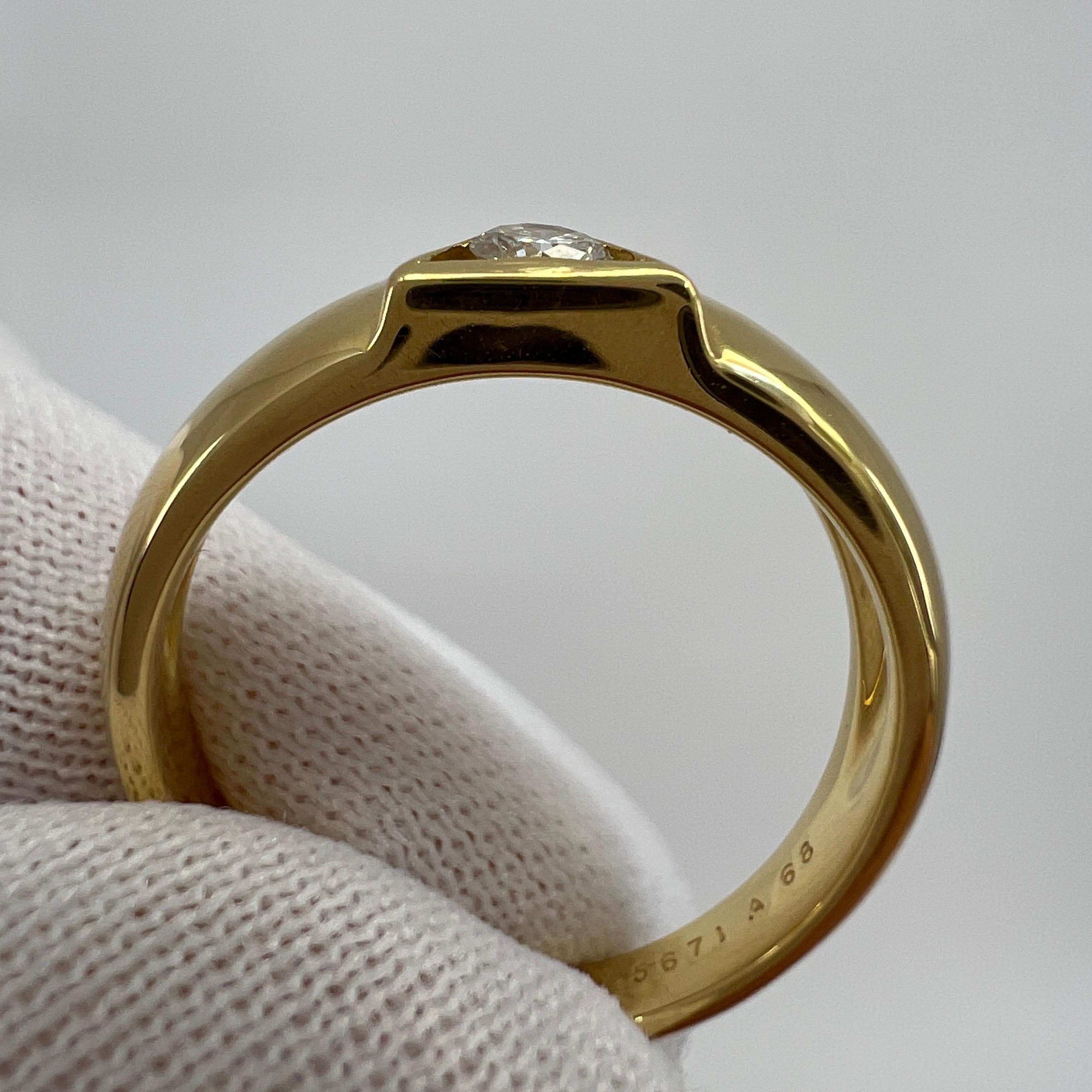 Seltener Diamant-Dreieck-Motiv-Ring aus 18 Karat Gelbgold von Van Cleef & Arpels für Damen oder Herren