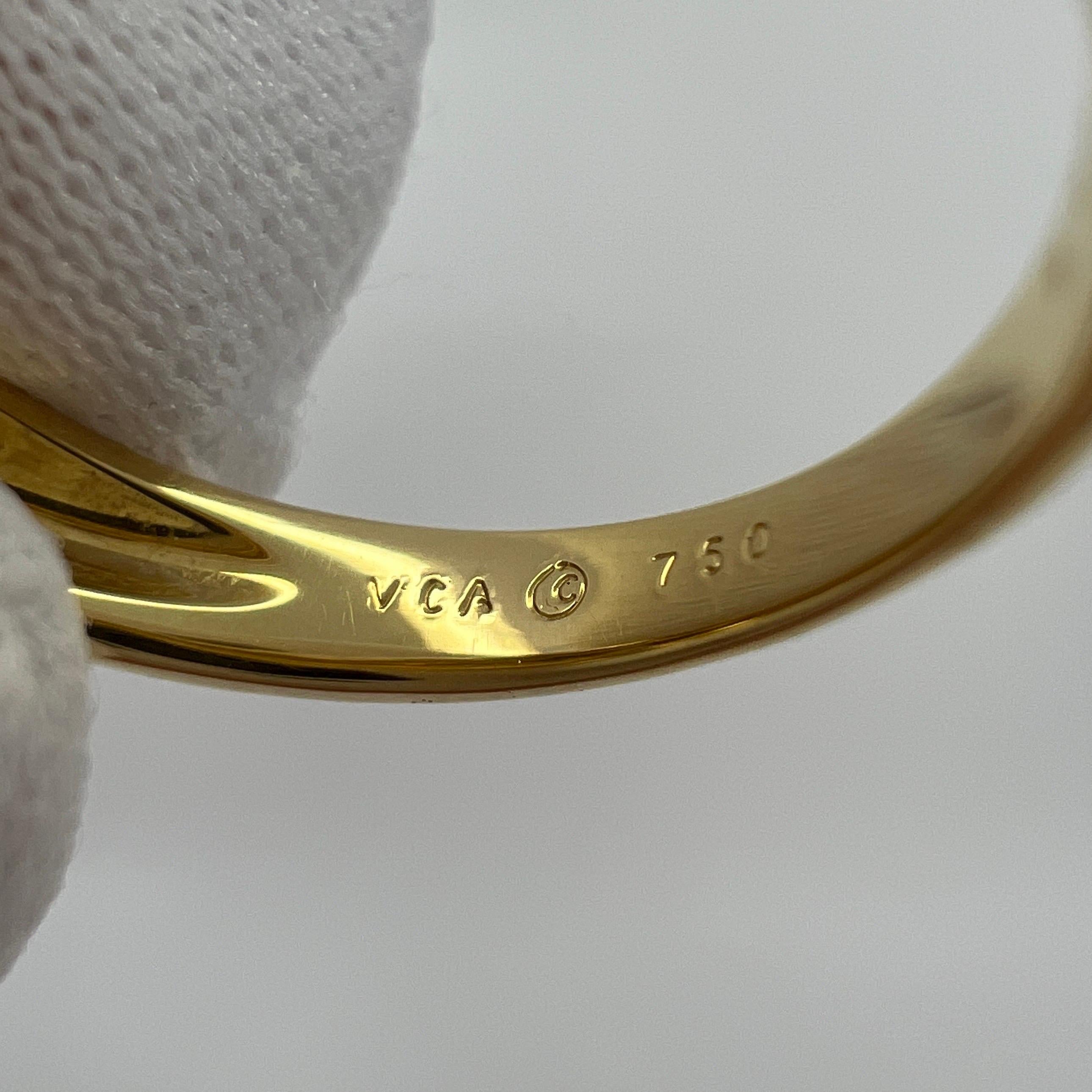 Seltener Diamant-Dreieck-Motiv-Ring aus 18 Karat Gelbgold von Van Cleef & Arpels 1