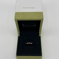 Vintage Van Cleef & Arpels Ruby And Diamond 18k Yellow Gold Eternity Band Ring