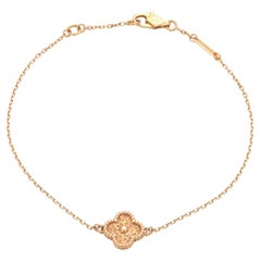 Van Cleef & Arpels 18 Karat Roségold Armband Sweet Alhambra