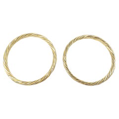 Vintage Van Cleef & Arpels Two-Tone Gold Pair of Bangles