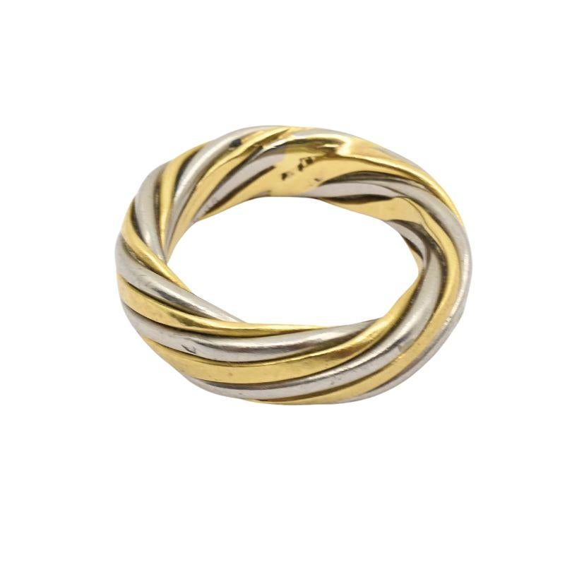 Women's or Men's Vintage Van Cleef & Arpels Two-Tone Gold Ring