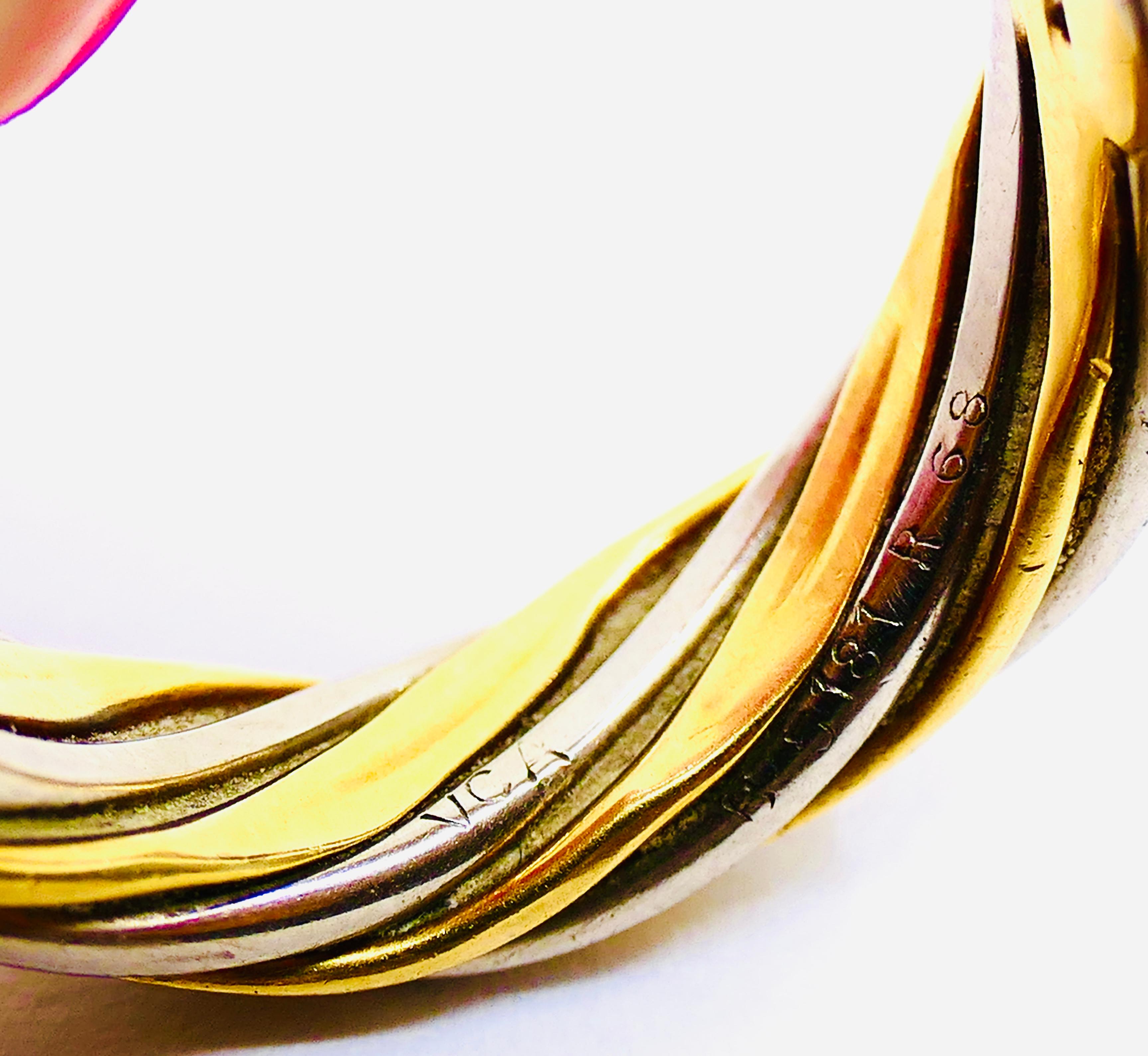 Vintage Van Cleef & Arpels Two-Tone Gold Ring 4