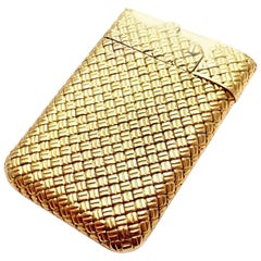 Vintage Van Cleef & Arpels Yellow Gold Lighter