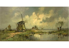 Van Dinteren d'epoca, Düsseldorf, Germania, olio su tela