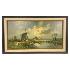 Van Dinteren d'epoca, Düsseldorf, Germania, olio su tela