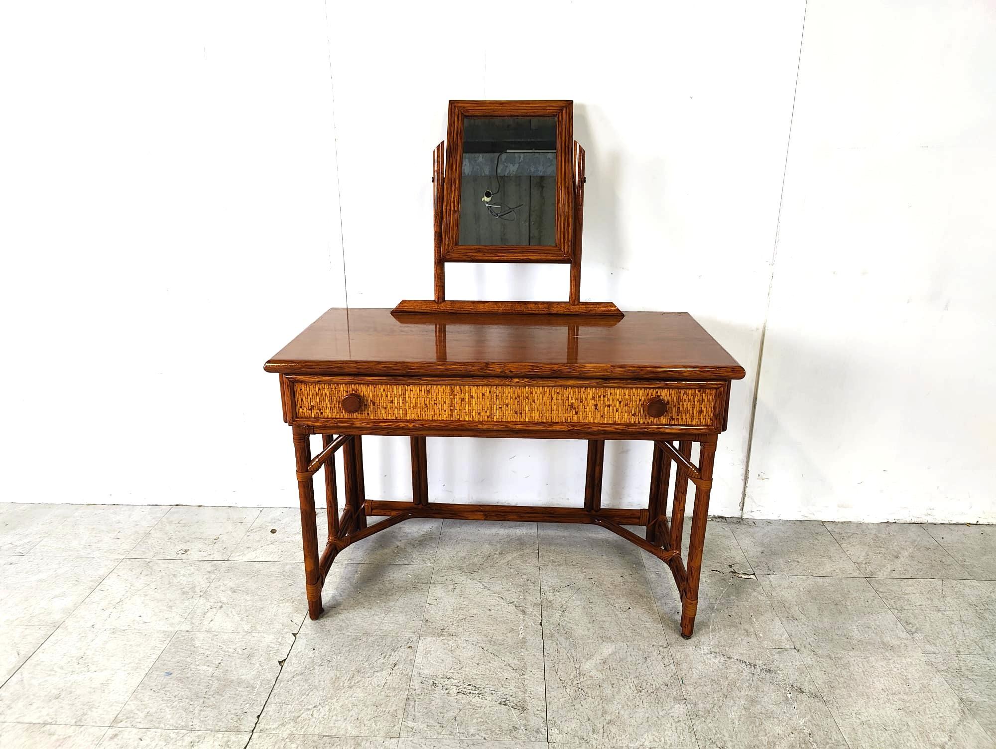 Late 20th Century Vintage vanity table by Maugrion, 1970s For Sale