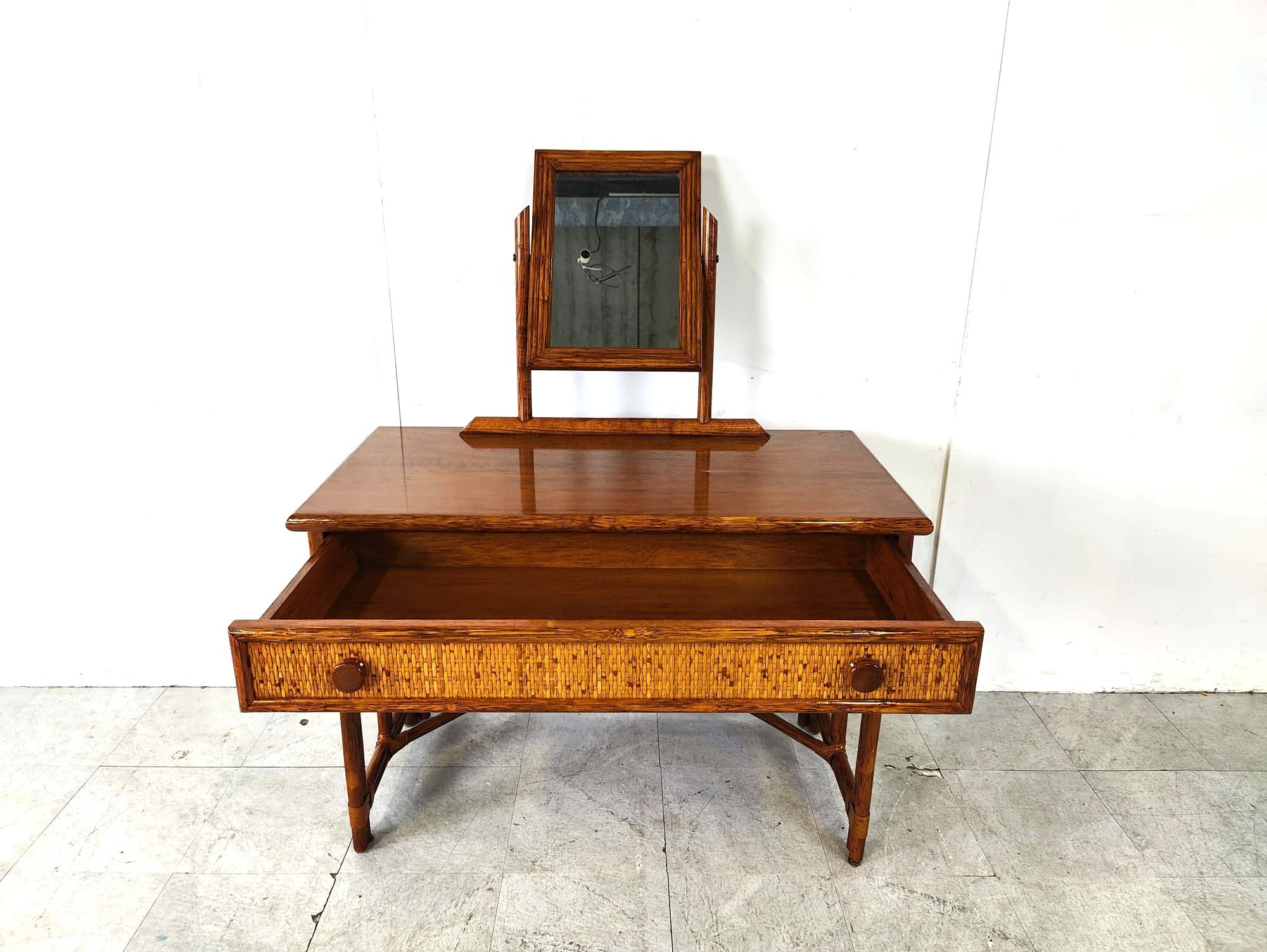 Vintage vanity table by Maugrion, 1970s For Sale 1