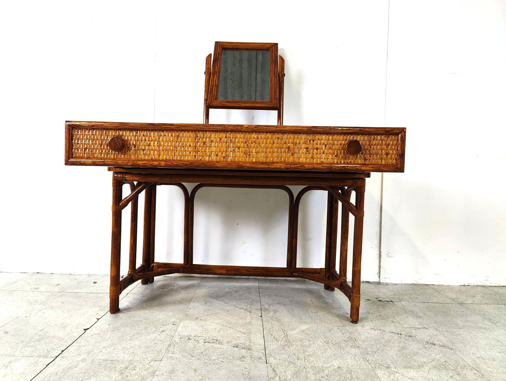 Vintage vanity table by Maugrion, 1970s For Sale 2