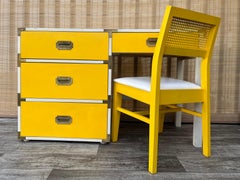 Vintage Vanity / Writing Desk With Chair by Morris of California. Circa 1960s