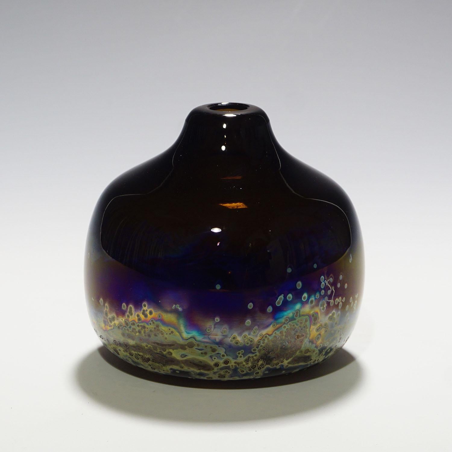 Mid-Century Modern Vintage Vase 'Aomi' Designed by H. R. Janssen for Graal Glas, circa 1970 For Sale