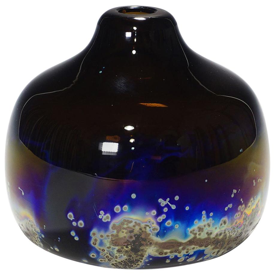 Vase vintage «omi » conçu par H. R. Janssen pour Graal Glas, vers 1970