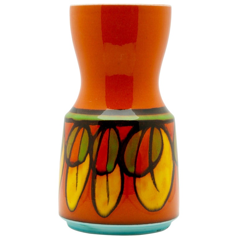 Vintage Vase By Poole Pottery In Excellent Condition Marked 1950s For Sale At 1stdibs