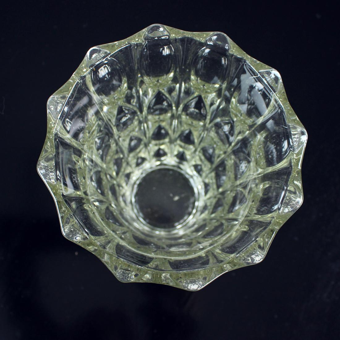 Glass Vintage Vase By Vladislav Urban, Rosice, Czechoslovakia 1960s For Sale