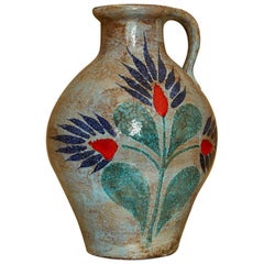 Vintage Vase Enameled, France, 1970s