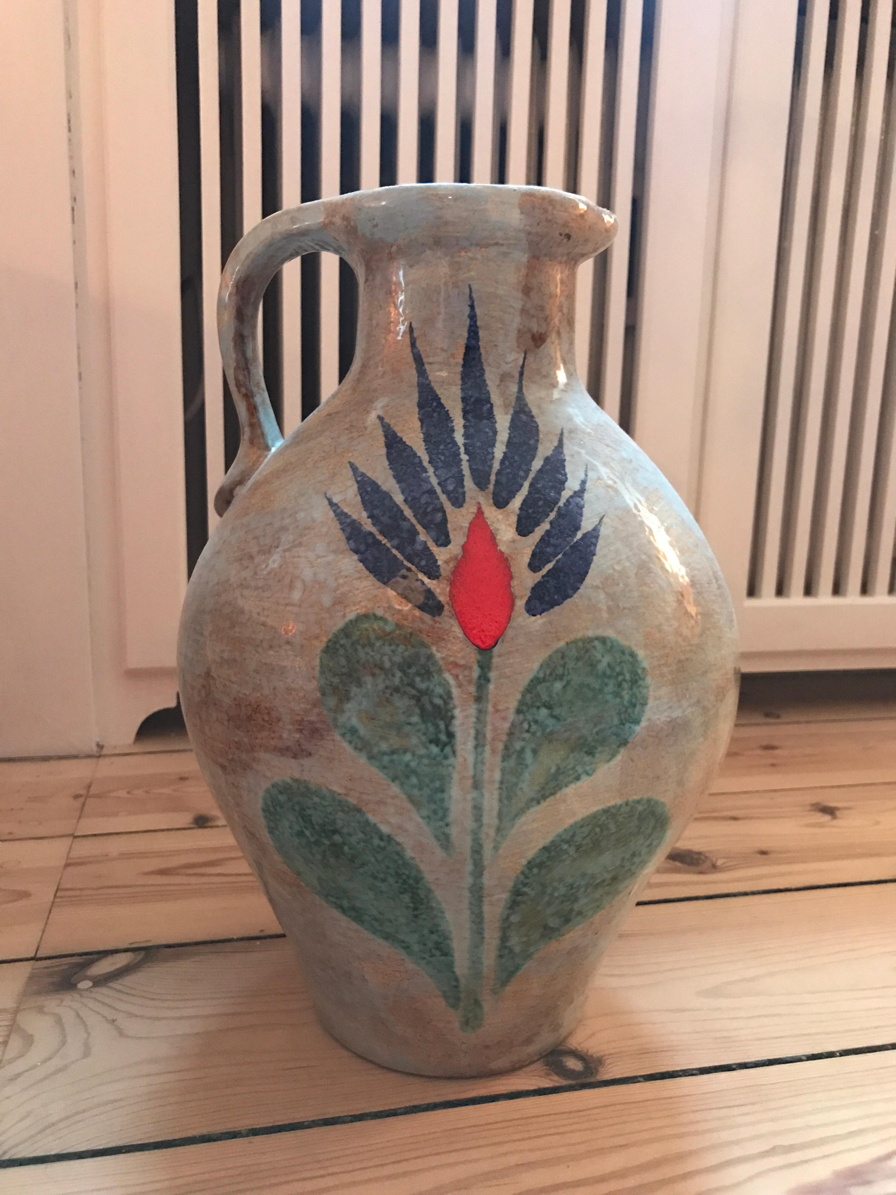Vintage vase enameled
France, 1970s.
 