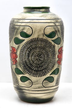 Vintage-Vase, markiert Bay W Germany, Keramik, 60-40, ausgezeichneter Zustand