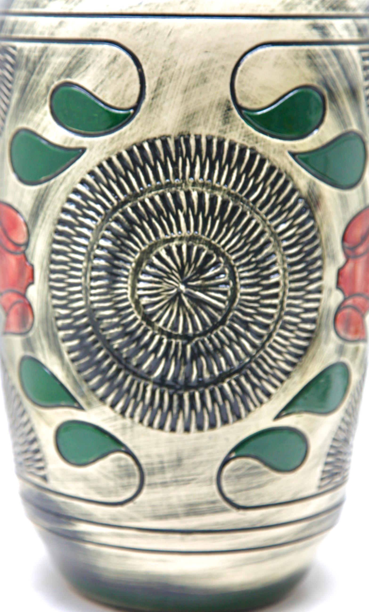 Vase vintage marqué Bay W Allemagne céramique 60-40 Excellent état Bon état à Verviers, BE